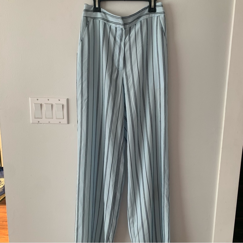 Forever 21 Contemporary Blue Pin Stripe Dress Pant Women’s Medium M